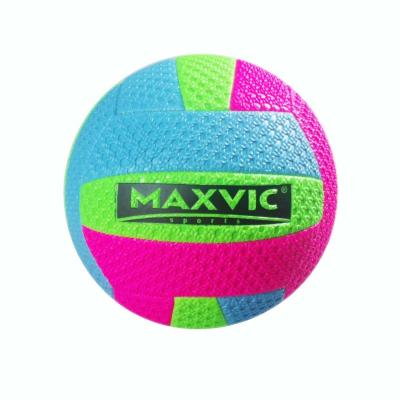 China Soft Touch Manufacturing 18 Panels Custom Leather Machine Volleyball Ball Color Pattern Sewing Logos for sale