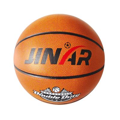 China Cheap PVC Leather PVC Foamed Leather Custom Logo Color Training Basketball Size 7 Basketball for sale