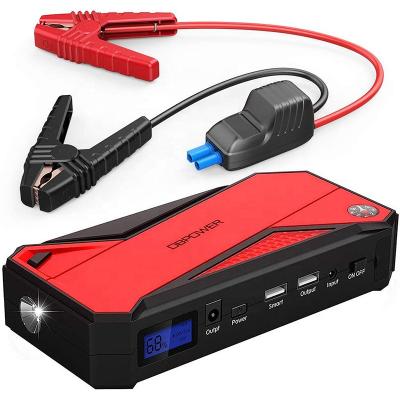 China DBPOWER Multifunctional High Power Emergency Car Jump Starter Compact Battery 18.54*4.06*8.89cm for sale