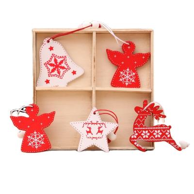 China Other Wooden Christmas Tree Christmas Tree Gift Wooden Box Pendant Exquisite Pendant for sale