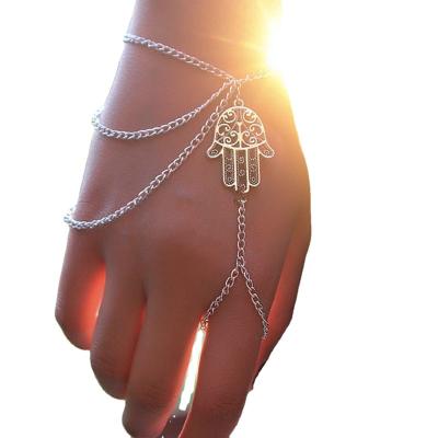 China The other European American border jewelry street photography fashion personality bergamot tassel chain finger bracelet wholesale for sale