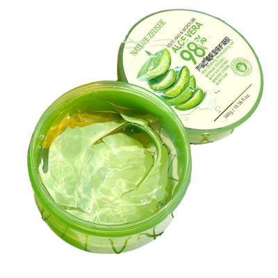 China Aloe Vera Gel Aloe Moisturizing Cream Gel 98 Moisturizing Anti-acne Oil Control Products Wholesale 300g Authentic Cream for sale