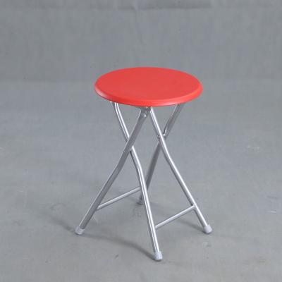 China Factory Industrial Design Adjustable Leg Bar Stool Modern Padded (Height) Folding Chairs With Metal Frame for sale