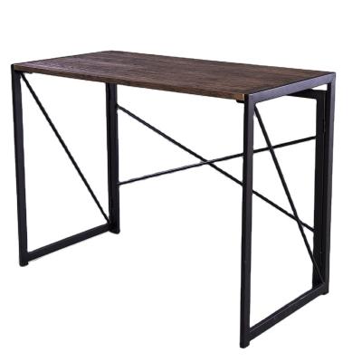 China 2021 modern design home work adjustable mobile computer second hand wooden computer table (height) for sale