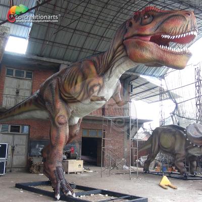 China Zigong Carnivorous Dinosaur Plastic Pneumatic Animatronic Model for sale