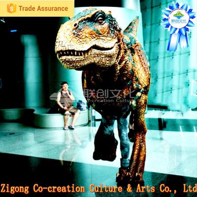 China Artificial Attraction Dinosaur Type Mechanical Dinosaur Costume For Adults for sale