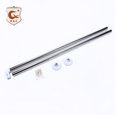 China Bathroom Convenient Wholesale Accessories Factory Stretch Shower Curtain Pole for sale