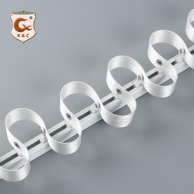 China Convenient Square Curtain Track Ripple Pleat Curtain Rail Strip Accessories For Home Window for sale