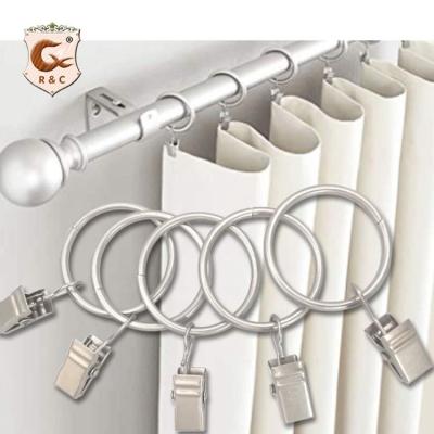 China Custom R&C Popular Iron Shower Curtain Hooks, Metal Shower Ring Circular Shower Curtain Rings Hooks/ for sale