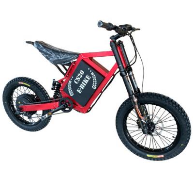 China 5000W ebike 8000W 72V Electric Dirt Bike Electric Bike 5000W Enduro Mountain Bike Stealth Bomber Stealth Bike Fastest Electric Bicycle for sale