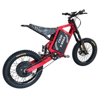 China Electric Dirt Bike Bomber Ebike 72V 12000W Electric Bike With 48AH Battery Most Powerful Enduro Ebike for sale