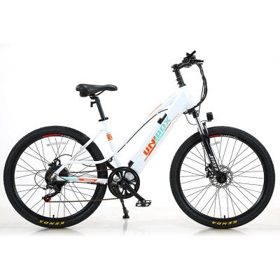 China Aluminum Alloy Battery Powered One Seat Road E-Bike Electric Bicycle E Bikes For Adults Woman for sale