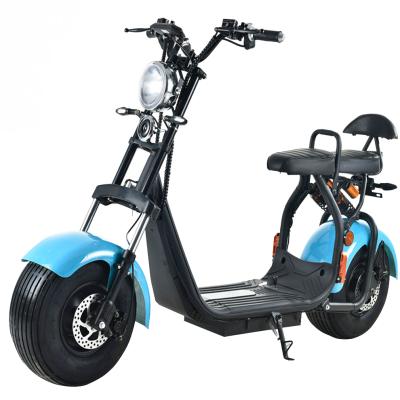 China Newest electric scooter 1500w 2000w double tire fat max load 200kg unisex electric scooter e scooter wholesale electric scooter for sale