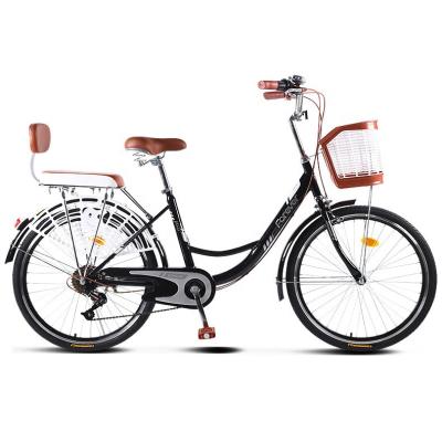 China 2021 Hot Sale Aluminum Alloy Single Speed ​​City Bike Wholesale Bicycle 24 Inch Bikes For Man And Women for sale