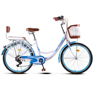 China Aluminum Alloy China Ladies Bike 24 26 Inch Women Bike High Carbon Steel City Bike 2021 for sale