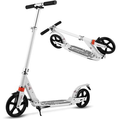 China ALLOY Kids Adults Teens Quick Release Kick Scooters Lightweight Adjustable Foot Scooters Folding Mobility Scooter 2 Large Wheels for sale