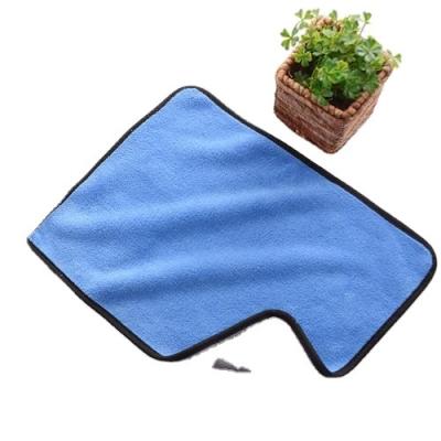 China Viable Superfine Fiber Two Color Coral Velvet Double Sided Cleaning Towel for sale