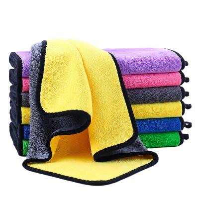 China Viable Plush Microfiber Towels Auto Auto Detailing Microfiber Car Towel Fiber Car Drying Towel for sale