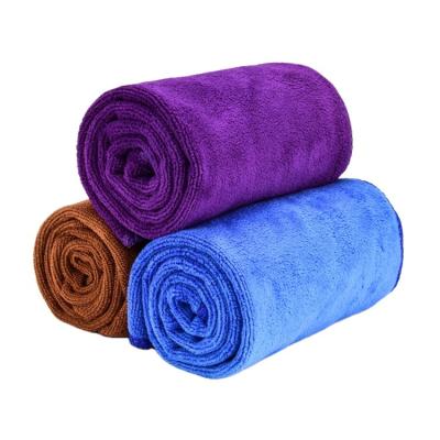 China Viable White Microfiber Car Towel Microfiber Cloth Towel Cleaning Car Detailing Towel for sale