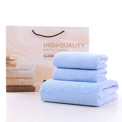 China Factory direct sale high quality QUICK DRY home use simple towel coral velvet hair fleece suit for sale