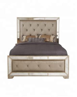 China (Height) adjustable mirrored bedroom with luxury nighstand dressing table design for sale