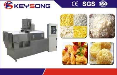 China 304 Stainless Steel Bread Crumbs Making Machine , Double Screw Extruder For Bread Crumb for sale