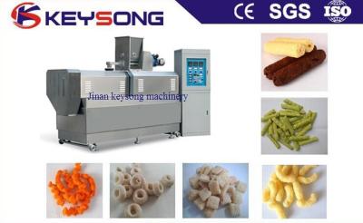 China Stainless Steel Food Processing Machinery Corn Puffing Snack Extruder Machine for sale