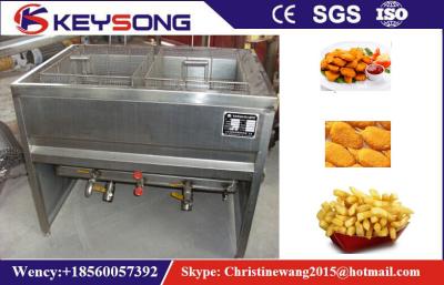 China Manual Discharge Water Oil Mix Deep Fryer Machine Small Scale for sale