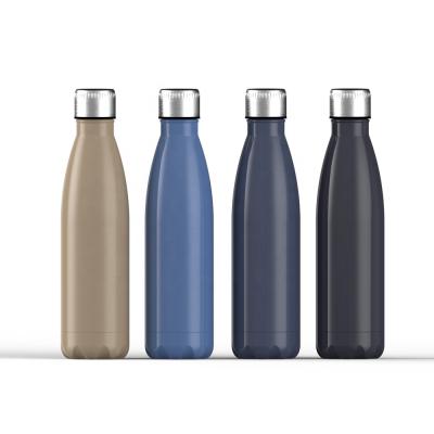 China Welford PORTABLE 500ML Custom Logo Cola Shaped Vacuum Thermal Insulated Stainless Steel Water Bottle for sale