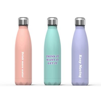 China Welford 18OZ 500ML Double Wall Stainless Steel Vacuum PORTABLE Sublimation Insulated Water Bottle With Custom Logo for sale