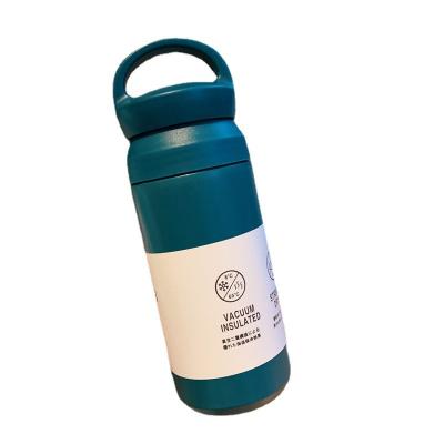 China PORTABLE Thermal Double Wall Vacuum Stainless Steel Travel Tumbler Coffee Mug Water Bottle With Handle for sale