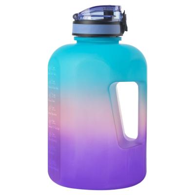 China Sustainable 64oz Customized Logo Wholesale Eco-friendly Recycle Drinking Bottle Fashion Sport Plastic Water Bottles Large Capacity For Gym for sale