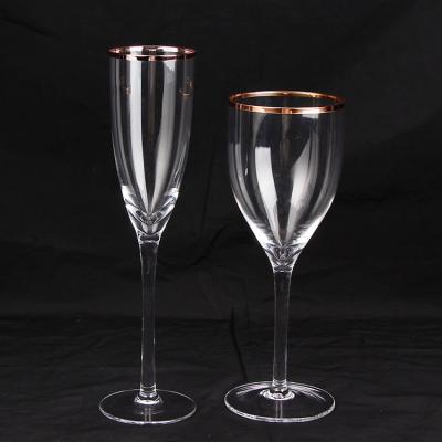 China Sustainable Love Gifts Unique Wine Glasses Set Champagne Flutes Couple Wedding Glasses for sale