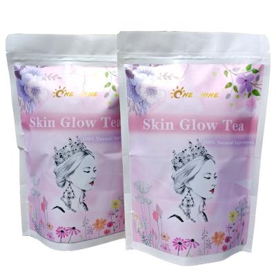 China Beautity 100% Natural Organic Skin Glow Tea Glow Tea Whitening Skin For Women Skin for sale