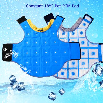 China Viable Best Cool Performance PCM Cooling Clothes For Dogs In Summer Cooling Vest For Pets for sale