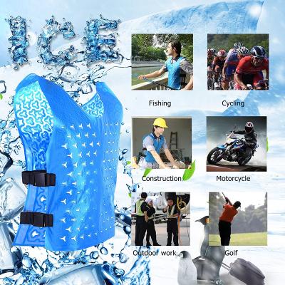 China Water Proof Adjustable 20-28C Temperature Cooling Tactical Vest Fan For Summer Cool Jacket for sale