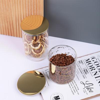 China Low MOQ Sustainable Airtight Glass Spice Container Bottle Glass Food Storage Container Spice Jars for sale