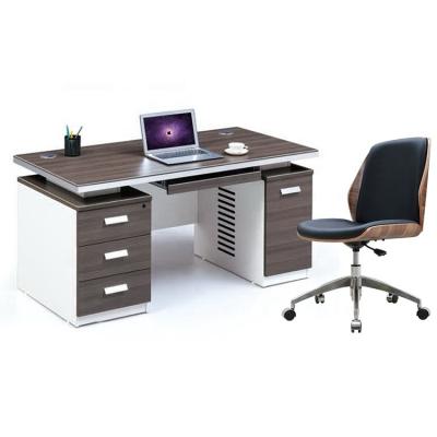 China 1400 Dark Color Extendable Wholesale Durable Small Size Computer Desk Staff Desk Table for sale