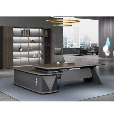 China Large Size Convertible 2400mm / 2800mm High Tech Luxury Executive Desk for sale