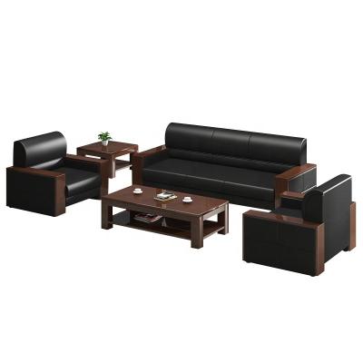 China Wholesale Modular Comfortable Modern Manager Room Office Sofa Set PU Leather for sale