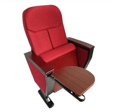 China Wholesale Traditional Used In Theater Cinema Lecture Hall Cheap Price Bolster Amphitheater Chair With Notepad for sale