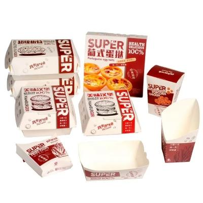 China fastfood packaging kraft food packaging food package box food delivery packaging products for ecommerce for sale