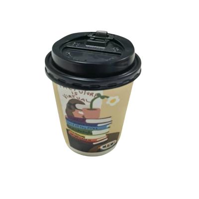 China 4oz 12 oz Recyclable Paper Cups And Bowls For Hot Coffee Customized for sale