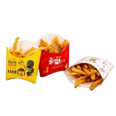 China Eco Friendly Pizza Dough French Fries Boxes Take Away Food Packaging ODM for sale