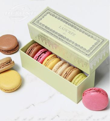 China Bulk Chocolade Koekjes Macaron Voedsel Gift Dozen Papier Verpakking Voor Valentijnsdag Bruiloft Souvenirs Te koop