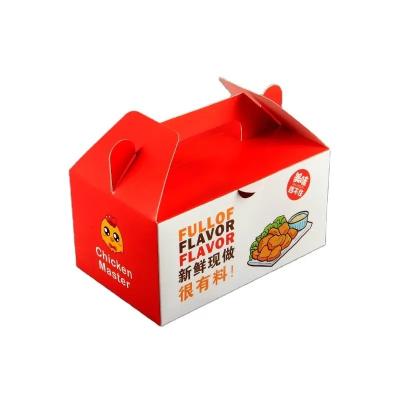 China Embossing Paperboard Fried Chicken Containers Packaging Boxes Custom for sale