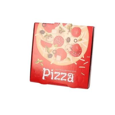 China Food Grade Corrugated Cardboard Empty Small 8x8 Pizza Box For Party Favors for sale