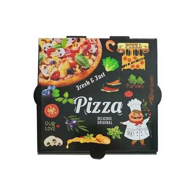 China Eco Friendly Paperboard Rigid 10 Inch Pizza Boxes Flatbread ODM for sale