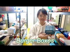 custom recyclable burger box – eco-friendly fast food takeaway packaging