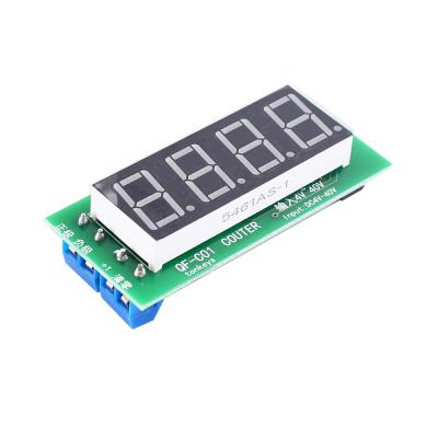 China DC 5V 12V 36V Counter Trigger Module Accumulator 4-Bit 0.56 Inch Digital Tube Red Display 65*29*19mm for sale